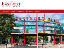 Tablet Screenshot of eastportplaza.com